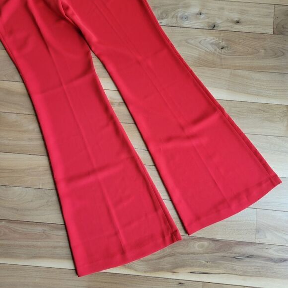 New ECLA Red Wide Leg Pants size 14 XL - Picture 8 of 9